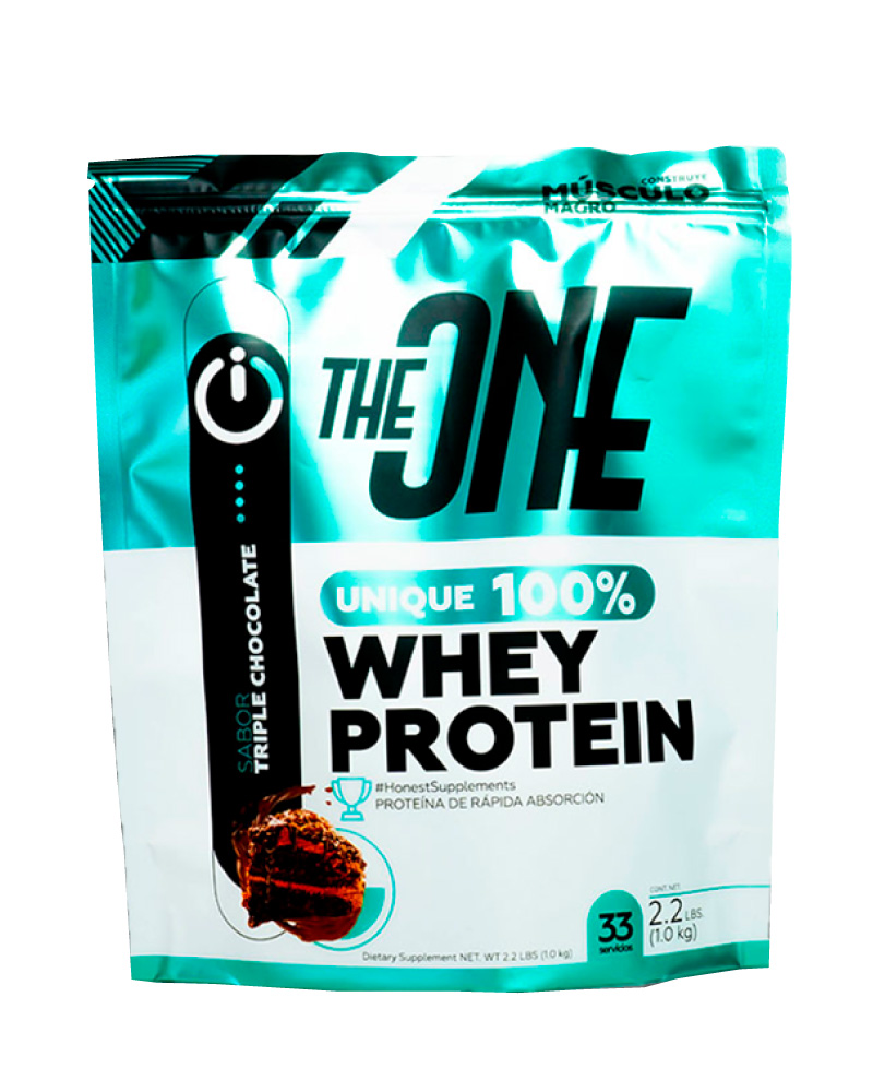 UNIQUE 100% WHEY PROTEIN by THEONE - Proteína de suero para desarrollo muscular y recuperación rápida.