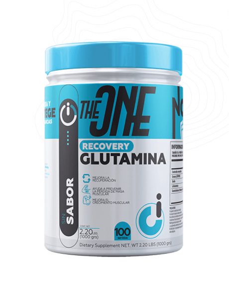 RECOVERY GLUTAMINA SIN SABOR by THEONE - Suplemento para mejorar la recuperación muscular y prevenir el catabolismo.