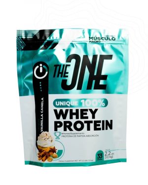 UNIQUE 100% WHEY PROTEIN by THEONE - Proteína de suero para desarrollo muscular y recuperación rápida.