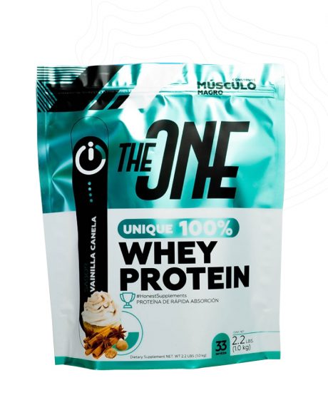 UNIQUE 100% WHEY PROTEIN by THEONE - Proteína de suero para desarrollo muscular y recuperación rápida.