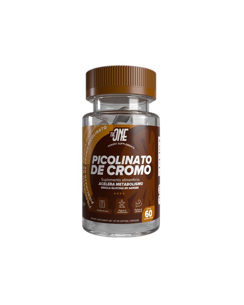 Picolinato de Cromo by THEONE - Suplemento para acelerar el metabolismo y reducir el apetito.