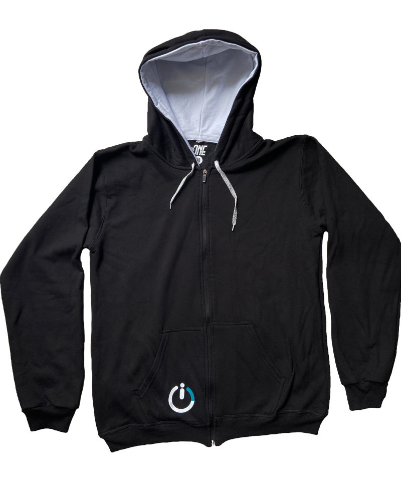 Sudadera con cierre y gorro by THEONE - Comodidad y estilo en cualquier momento.