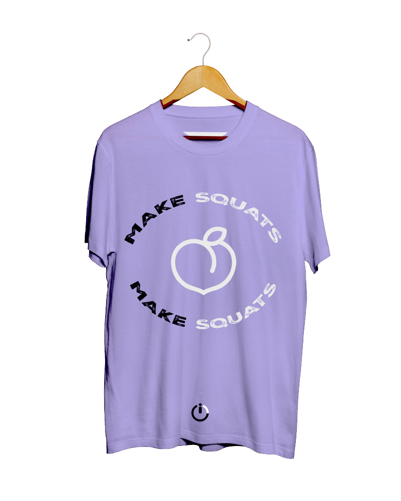 Playera Oversize Make Squats - Playera de algodón con diseño versátil para cualquier ocasión.