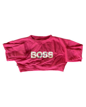Sudadera Crop Boss Girl - Sudadera moderna y cómoda para destacar en cualquier ocasión.